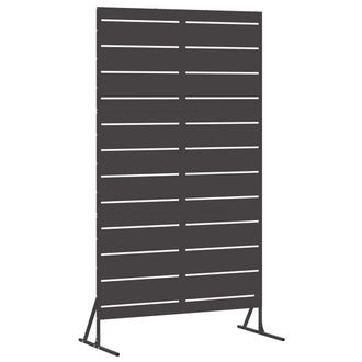 vidaXL Pantalla De Privacidad Negro 100 X 50 X 180 Cm Acero Vidaxl