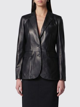 Tagliatore Blazer a monopetto in pelle di agnello
