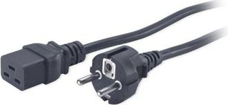 A.P.C. Apc Ap9875 Cable De Transmisi&oacute;n Negro 2,5 M C19 Acoplador Cee7/7
