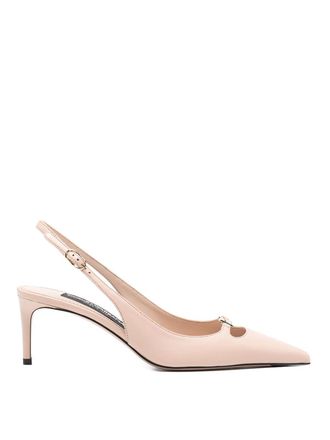 Dolce & Gabbana Leather Slingback Pumps