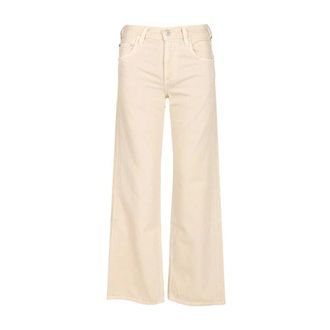 Citizens Of Humanity Lindz Easy Straight - female - Citizens of Humanity - Wide Trousers - Beige - W27 - Trousers