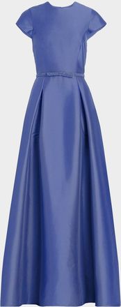 Sachin & Babi Blythe Embellished Mikado Gown