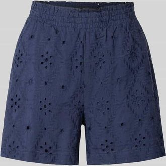 Vero Moda Regular Fit Shorts aus reiner Baumwolle Modell ELIZA in Dunkelblau, Gr&ouml;&szlig;e XS