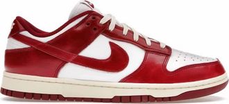 Nike Womens Dunk Low Sneakers In Vintage Team Red