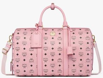 MCM Ottomar Weekender Bag in Visetos in Soft Pink at Nordstrom