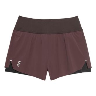 On Running (WMNS) On Running Running Shorts Dark Red 1WE11950398