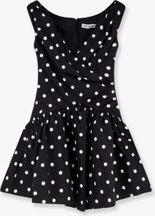 Self Portrait Vestito Mini in cotone a pois - SELF PORTRAIT - gender_Woman