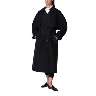 Anine Bing Pascale Maxi Trench - Coats - Mujer - Negro - S