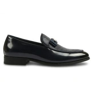 TruClothing Formal Dress Loafers PU Leather Textured Slip-On Shoes