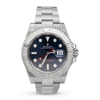 Rolex Pre-owned Rolex Yacht-Master Automatic Chronometer Blue Dial Mens Watch 116622 BLSO