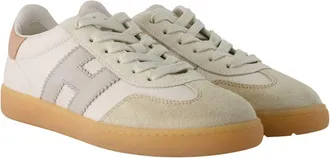 Hogan Womens Cool Sneaker Beige Calfskin