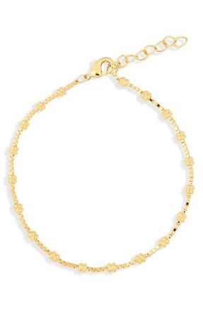 Nordstrom Rack Knot Station Chain Bracelet in Gold at Nordstrom Rack
