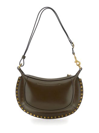 Isabel Marant Oskan Moon Crossbody Bag - Green