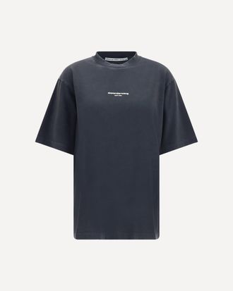 Alexander Wang Short-sleeve T-shirt with central logo print Female S