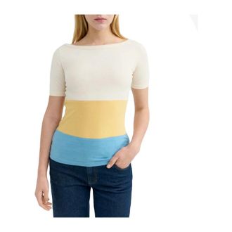 Thinking Mu Dames, Tops, Veelkleurig, Maat: L Katoen