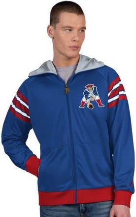 ProPlayer Mens Pro Player Royal/Red New England Patriots Retro Helmet Full-Zip Hooded Track Jacket at Nordstrom, Size Xx-Large