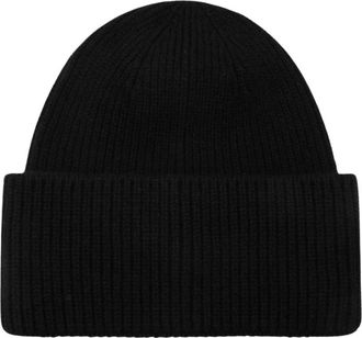 Destin Ribbed-knit Muts - Dames - Hoeden - Zwart - ONE Size - Wol - Accessoires