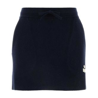 Isabel Marant Short Skirts, female, Blue, Size: S Amaline Mini Skirt