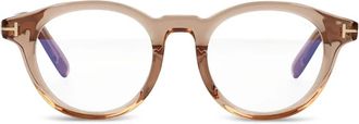 Tom Ford Eyewear Occhiali tondi - Marrone