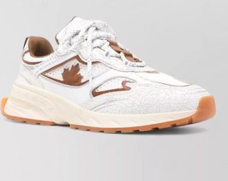 Dsquared2 leather low-top sneakers