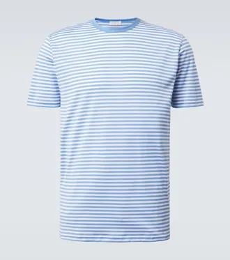 Sunspel Striped cotton T-shirt