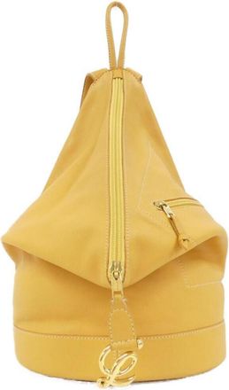 Loewe Yellow Leather Backpack (Pre-Owned)