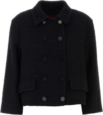 Gucci Black Boucle Blazer