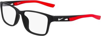 Nike Matte Black/University Red Brillenmonturen - unisex - Brillen - Zwart - 50 MM - Accessoires