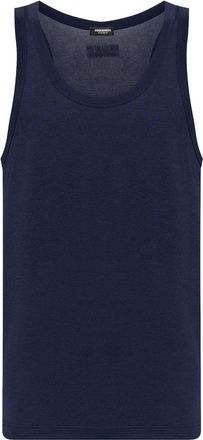 Dsquared2 embroidered tank top - Blue
