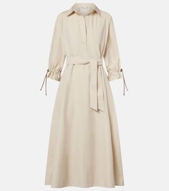 Max Mara Mirto oversized cotton poplin shirt dress