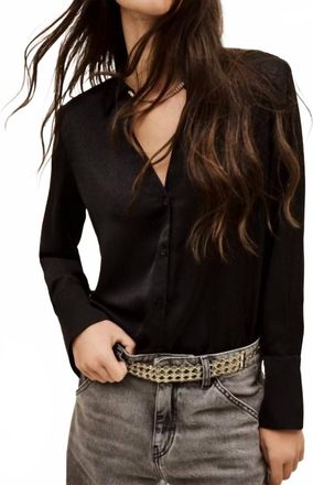 BA&SH Womens Itsey Shirt In Black