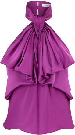 Nina Ricci Top con ruches - Viola