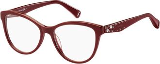 Max & Co. Burgundy Eyewear Frames - Dames - Brillen - Rood - ONE Size - Accessoires