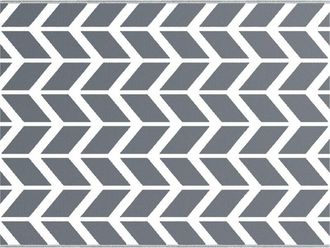 vidaXL Outdoor Rug arakil Grey Polypropylene 300 x 400 cm Vidaxl