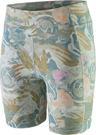 Patagonia Womens Nether Bike Liner Shorts Green XS