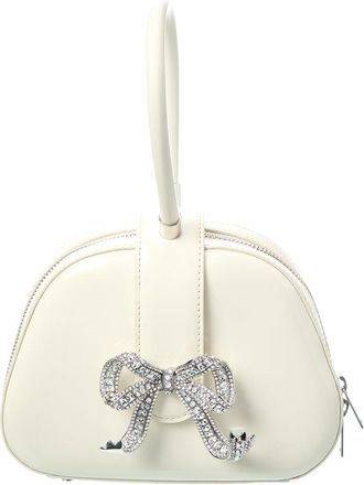 Self Portrait Leather Top Handle Mini Bag