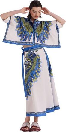 La DoubleJ Sarong Skirt Chakra Plac&eacute;e Multicolor at Nordstrom, Size X-Small