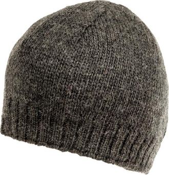 Nirvanna Designs Rib Band Beanie in Charcoal at Nordstrom, Size Medium