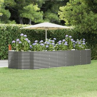 vidaXL Furniture Limited - Jardinera Arriate Acero Recubrimiento Polvo