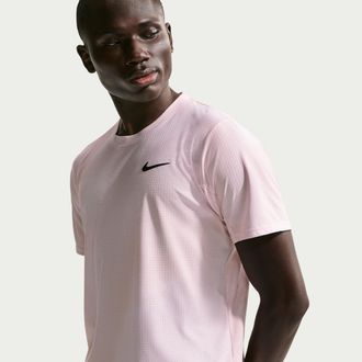 Nike Mens Court Slam Dri-FIT ADV Tennis Top in Pink | IB1016-664