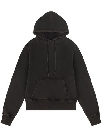 Entire studios Relaxed Fit Hooded Sweatshirt with Faded Detailing