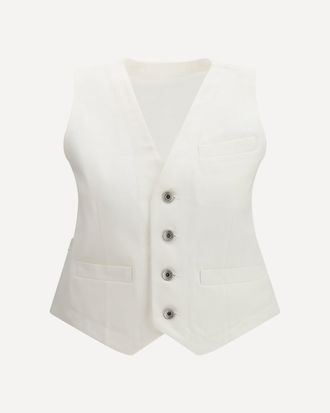 sacai Denim Vest Female 3