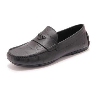 Armani Heren, Schoenen, Zwart, Maat: 43 1/2 EU Leer