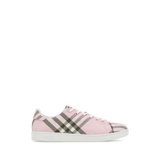 Burberry Sneakers, female, Pink, Size: 10 US ALF Set Check Sneakers