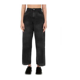 Ymc You Must Create Dames, Jeans, Zwart, Maat: XS Denim