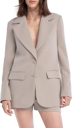 Favorite Daughter The Favorite Oversize Blazer in Soft Taupe at Nordstrom, Size X-Small