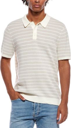 Onia Textured Knit Polo Shirt