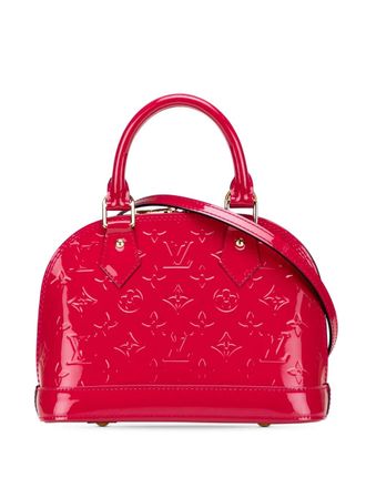 Louis Vuitton 2014 Monogram Vernis Alma BB satchel - women - Leather - One Size - Red