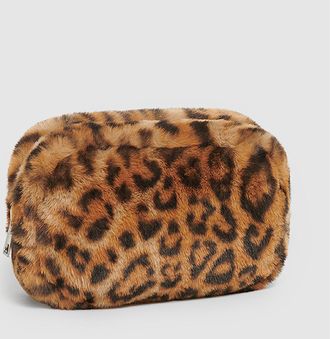 Apparis Pochette Noor Fausse Fourrure L&eacute;opard