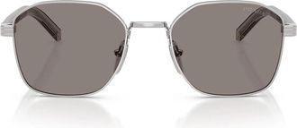 Prada Sunglasses Prc50 S 1 Bc80 Q Silver/Dark Gray Men